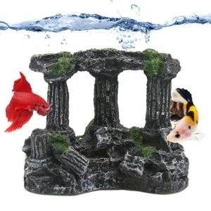 TEMPLE AQUARIUM DECORATION VESTIGES GRECS