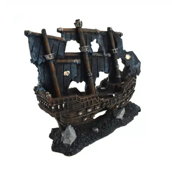 Epave bateau de pirate pour aquarium 3