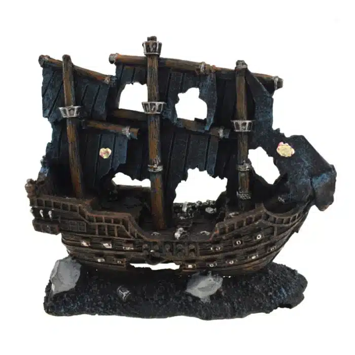 Epave bateau de pirate pour aquarium 4