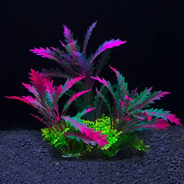 Plantes artificielles pour aquarium faux arbuste 1