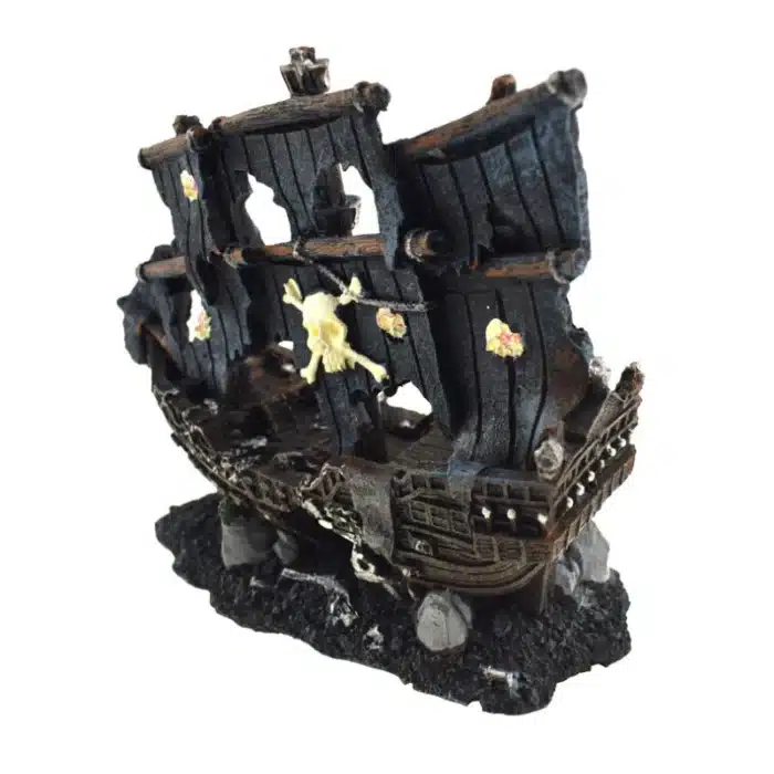 Epave bateau de pirate pour aquarium 2