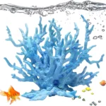 corail artificiel pour aquarium bleu