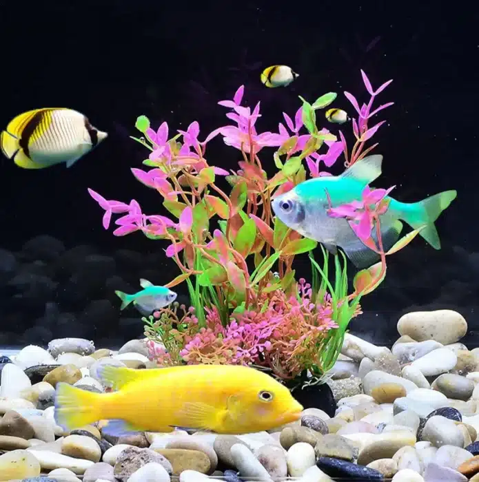 Aquarium fausse plante 24