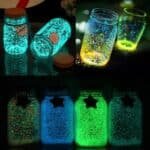 Gravier phosphorescent verre