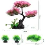 Decoration aquarium arbre lot