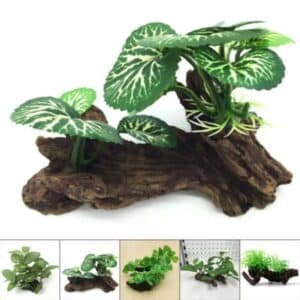 Plante pour aquarium tortue artificielle