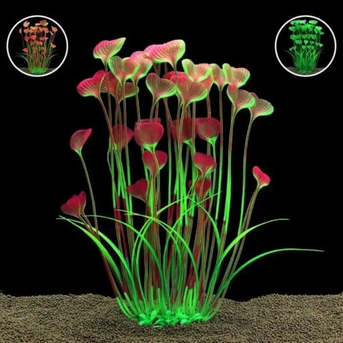 plante artificielle aquarium 40 cm en plastique