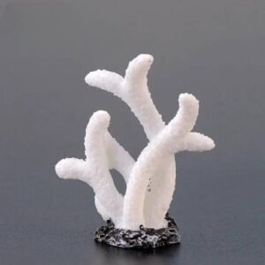 Acropora corail blanc en resine pour aquarium
