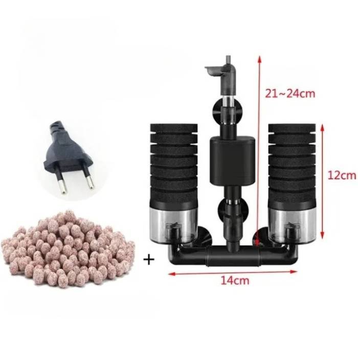 Pompe filtre aquarium 20l Silencieuse et Bio