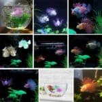 faux Poisson phosphorescent aquarium qui nage dans l eau decoration