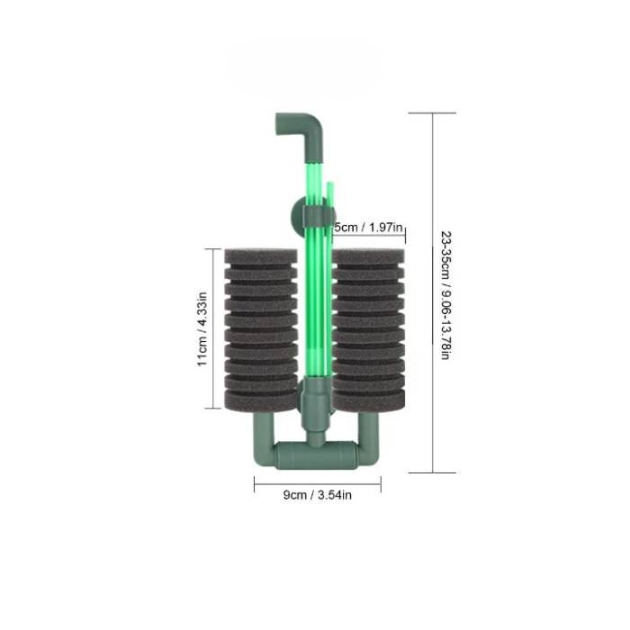 Filtre pour crevette silencieux - Idéal nano aquarium