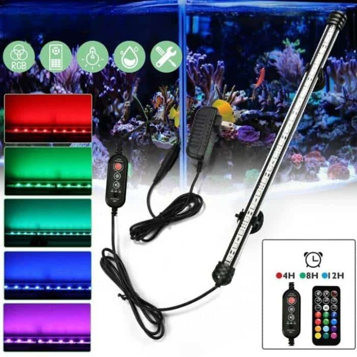 Eclairage aquarium LED Submersible avec Télécommande