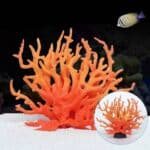 jolie Decoration corail aquarium Leptogorgia orange