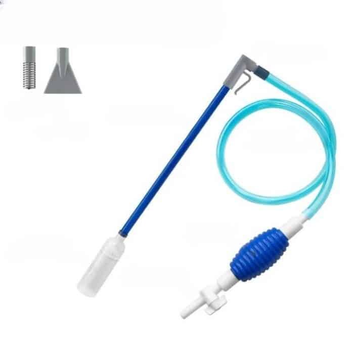 lot complet de Aspirateur de fond aquarium bleu