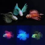 trois Faux Poisson phosphorescent aquarium Pterois Flottant