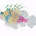 un faux poisson flottant. bleu