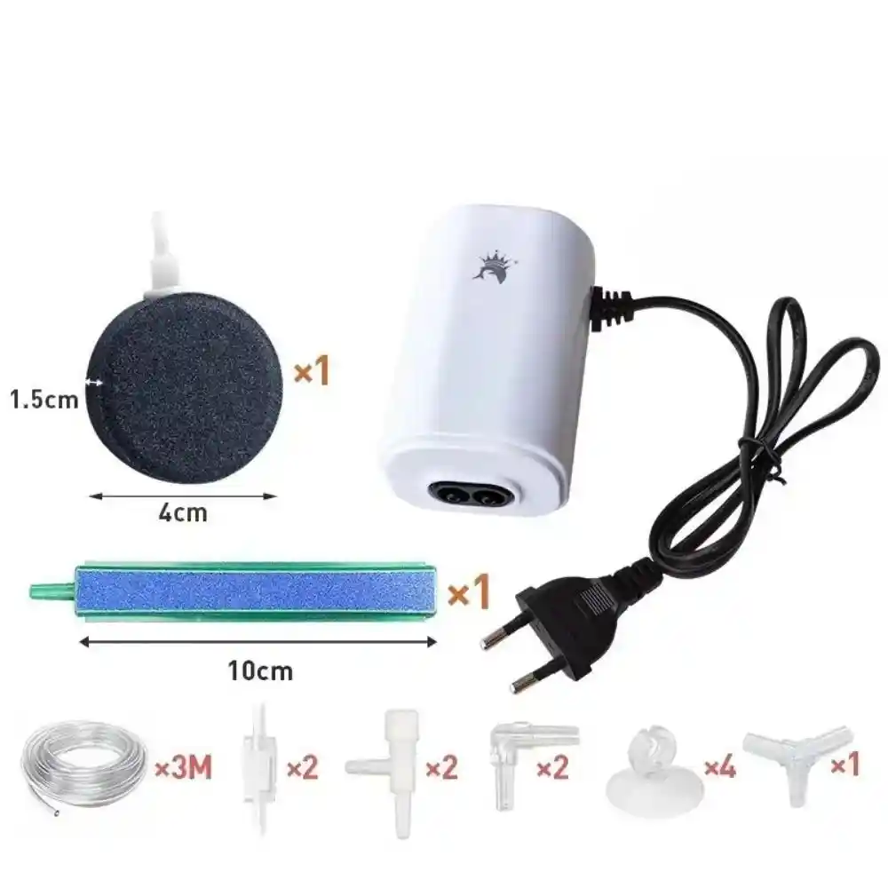 Kit mini pompe pour aquarium double sortie