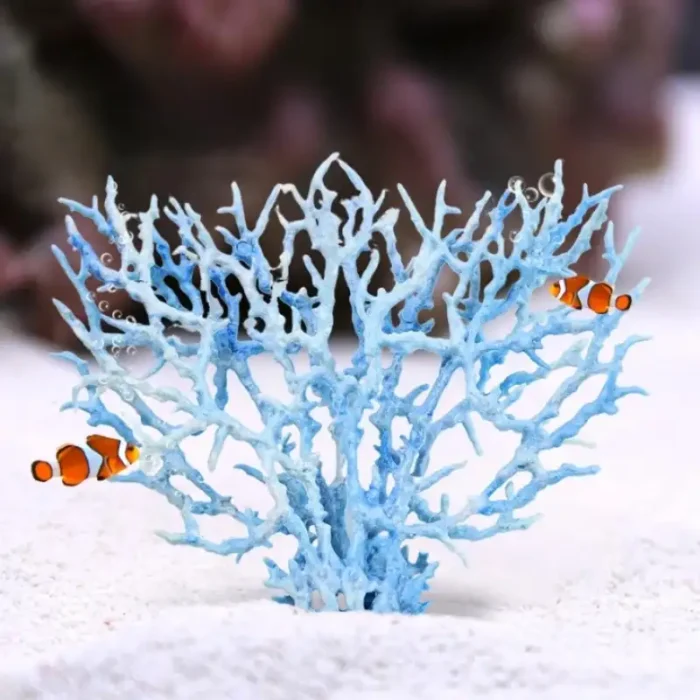 arbre-artificiel-corail-aquarium-resine-bleu