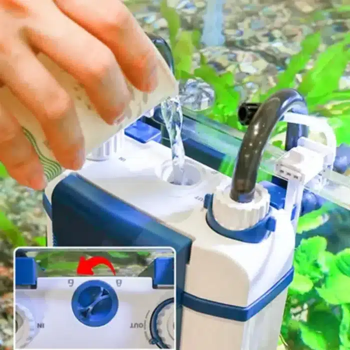 Filtre-externe-Aquarium-100L-mural