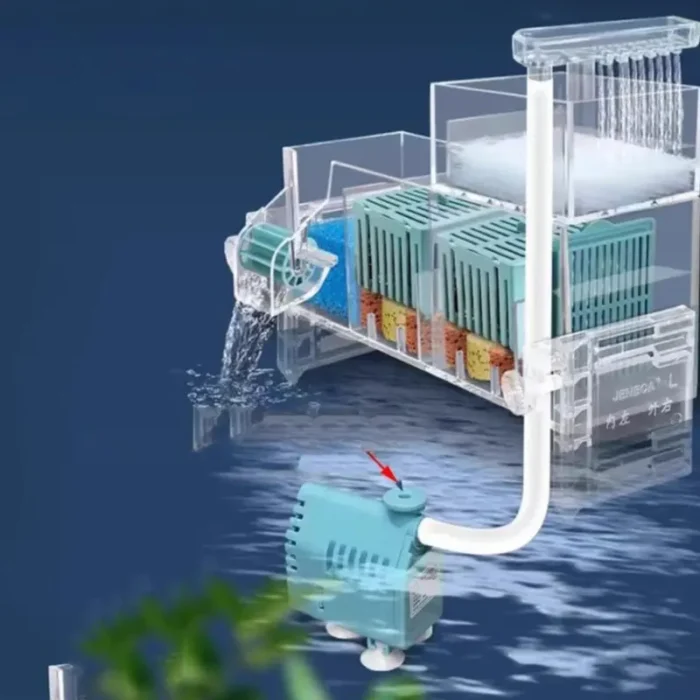 meilleur-filtre-cascade-aquarium-60l-avec-pompe