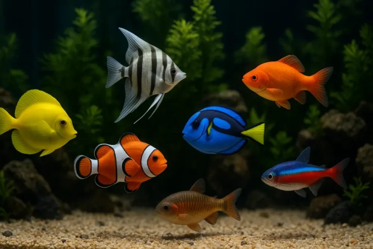 Ou trouver des poissons artificiels pour aquarium en plastique