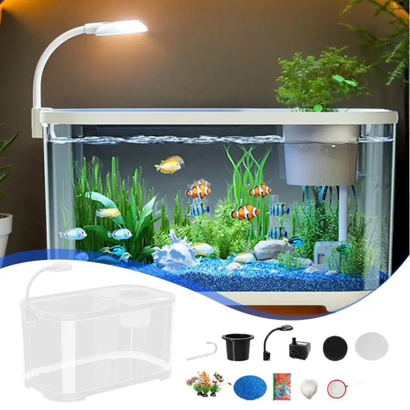 Petit Aquarium 10L avec Pompe Complet