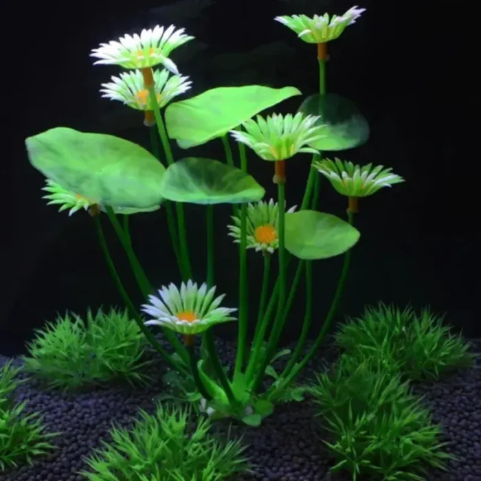 plante-artificiel-pour-aquarium-elegante-blanc