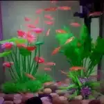 plante-artificiel-pour-aquarium-elegante-rose