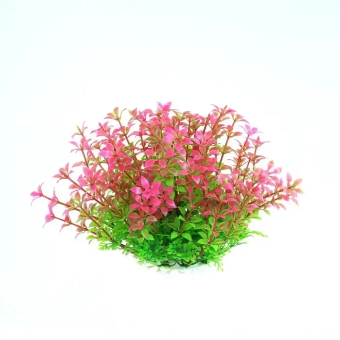 plante-en-plastique-pour-aquarium-rose