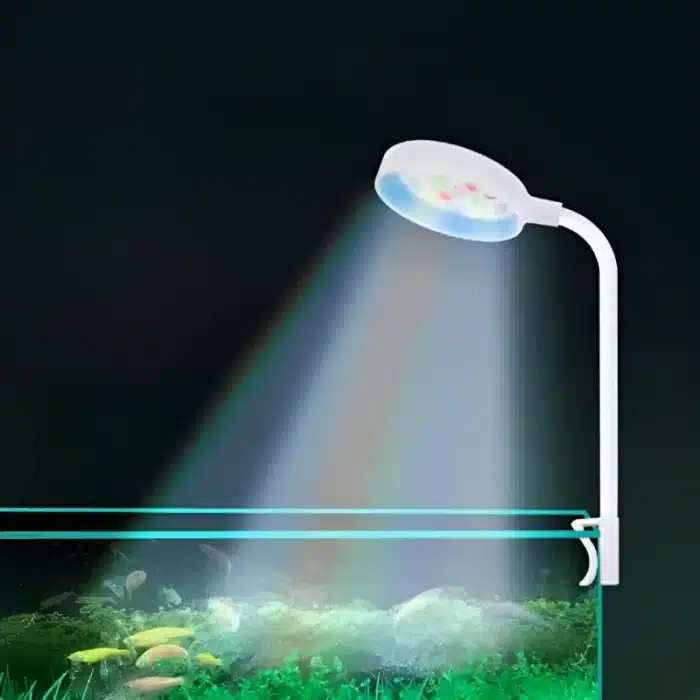 Mini Lampe LED Nano Aquarium 10L blanc