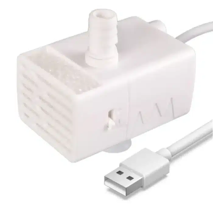 mini Pompe a Eau pour Aquarium de 20l blanche