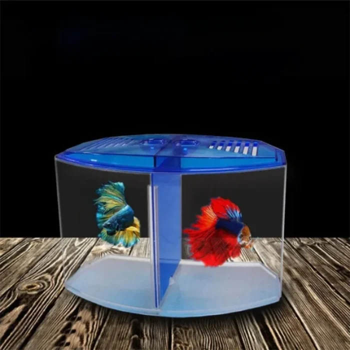 mini aquarium double combattant 3l