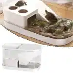 petit aquarium tortue aquatique 20l avec rampe