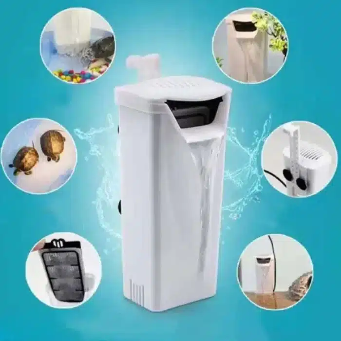 pompe pour aquarium tortue d'eau avec effect cascade