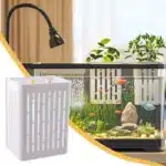 support-plante-aquarium-plastique-blanc