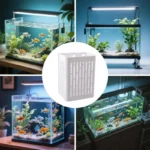 support-plante-nano-aquarium-plastique-blanc