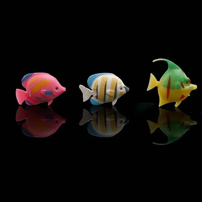 Vente faux poisson pour aquarium lot de 10 