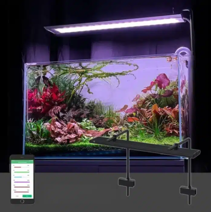 Eclairage-LED-pour-Aquarium-Plante-avec-UV