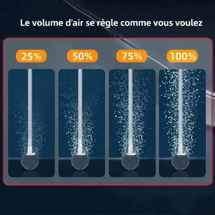 Mini Pompe à Air Aquarium Réglable poissons