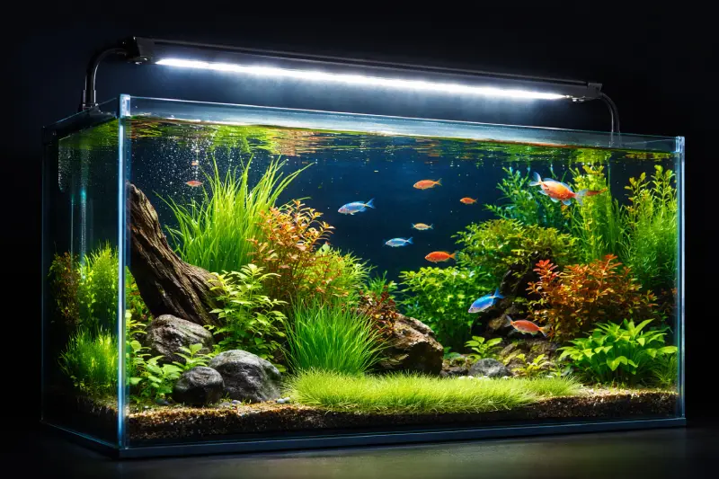 Quel-Eclairag- LED-pour-Aquarium-50L