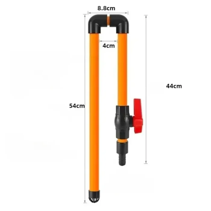 Tuyau-Vidange-Aquarium-orange