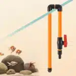 Tuyau-Vidange-Aquarium-orange-poissons-rouge