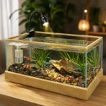 Aquarium-20L-Crevettes-avec-cadre-bois