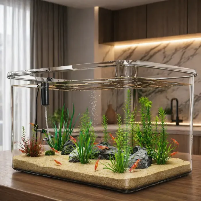 Aquarium-20L-Crevettes-plastique