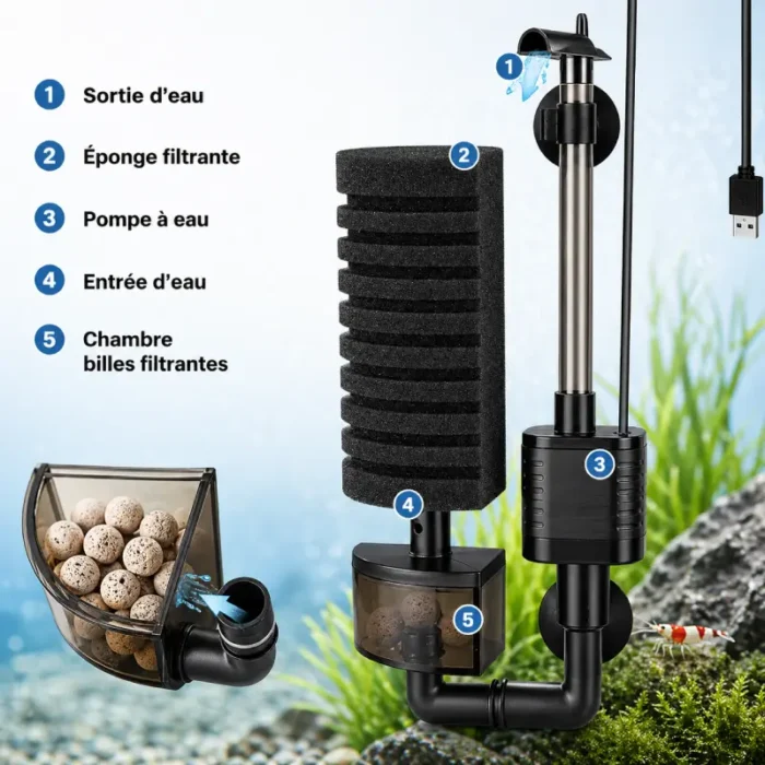 Filtre-Crevette-Interne-Nano-Aquarium
