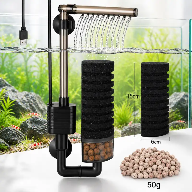Filtre Crevette Interne Nano Aquarium 20–60L