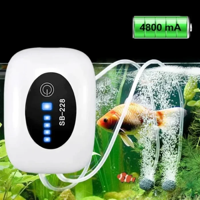 Pompe a Air Aquarium Double Sortie de 60 à 120L