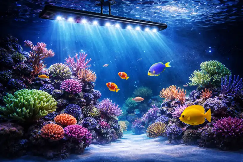Quel-Eclairage -Aquarium-Eau-de -Mer-et-LED