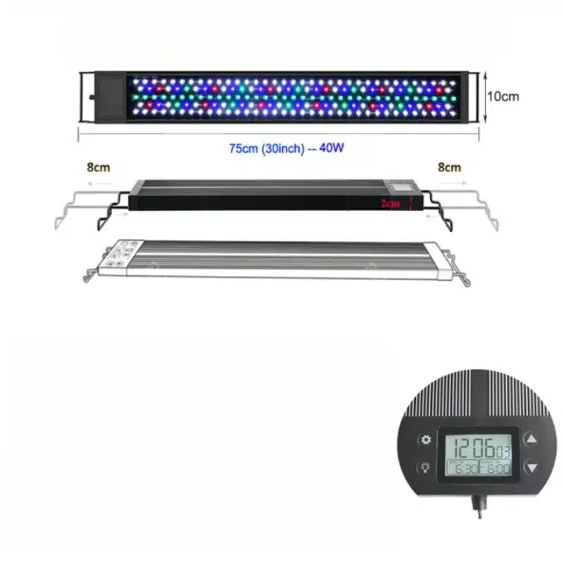 Éclairage LED pour Aquarium Plantes Programmable