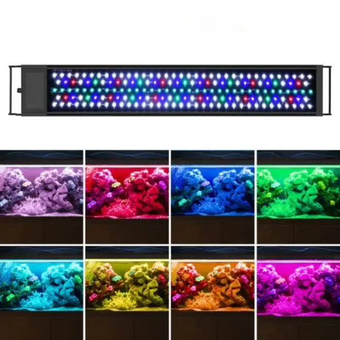 Éclairage LED pour aquarium plantes programmable 200l
